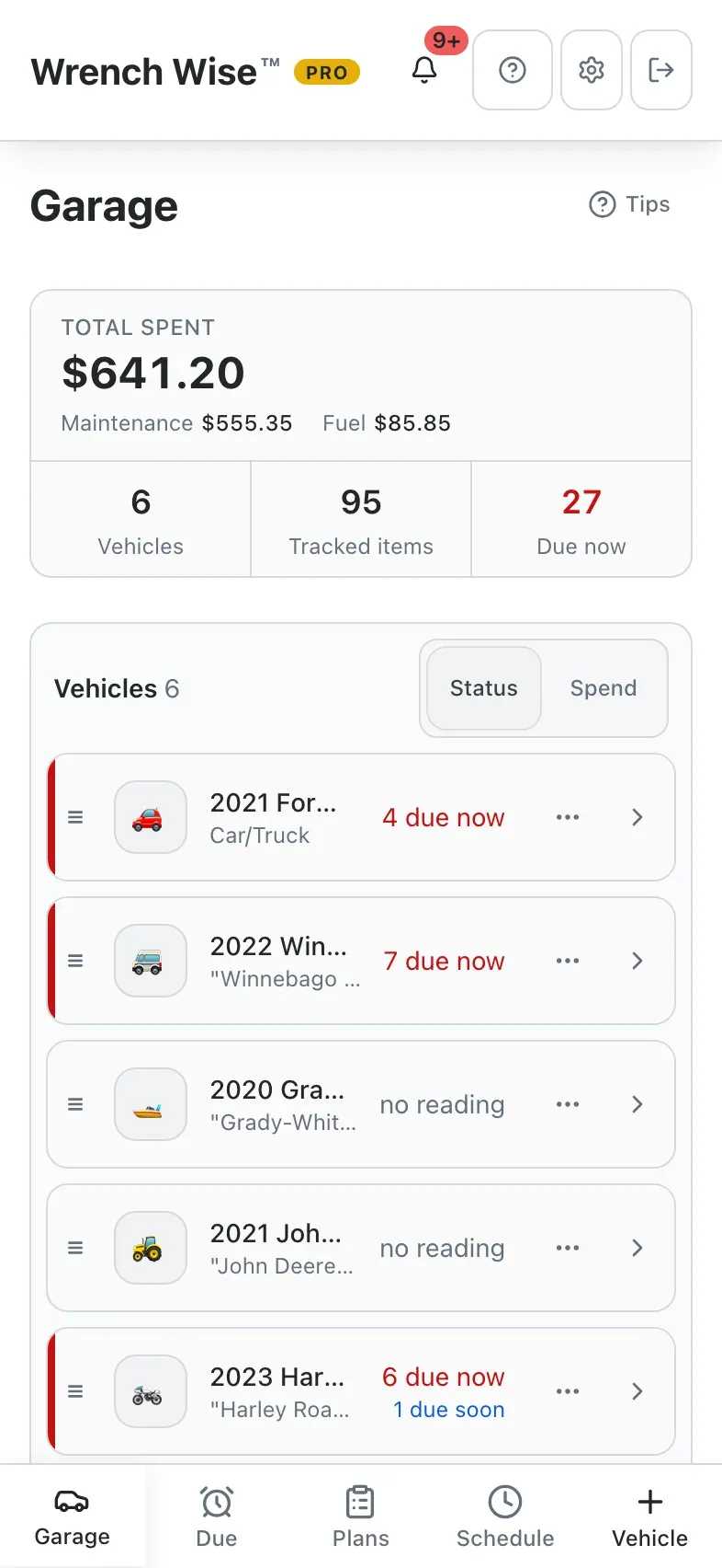Wrench Wise™ app: Switch the garage to Spend…
